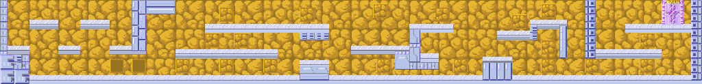 Thumbnail for a map of Stage-29 for the Arcade game Quartet.