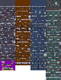 Thumbnail for a map of World 6: Robot Island for the Arcade game Rainbow Islands: The Story Of Bubble Bobble 2.
