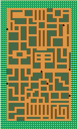 Thumbnail for a map of Level 3 for the Arcade game Rally-X.
