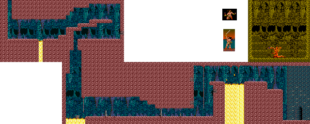 Thumbnail for a map of Round 6 Cave for the Arcade game Rastan.