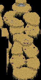 Thumbnail for a map of Stage 6 for the Arcade game The Real Ghostbusters.