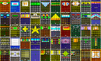 Thumbnail for a map of Stages for the Arcade game Riddle Of Pythagoras.