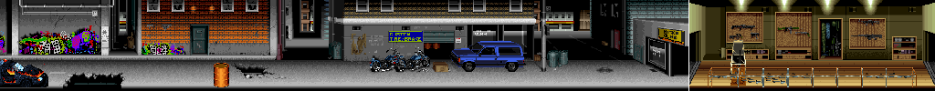 Thumbnail for a map of Sector 1 for the Arcade game RoboCop 2.