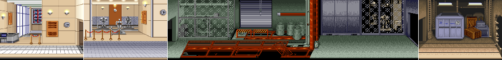 Thumbnail for a map of Sector 4 for the Arcade game RoboCop 2.