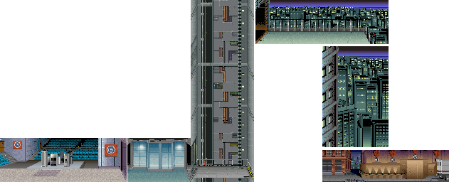 Thumbnail for a map of Sector 5 for the Arcade game RoboCop 2.