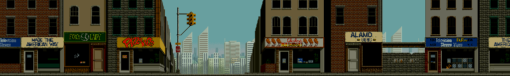 Thumbnail for a map of Stage 1 for the Arcade game RoboCop.