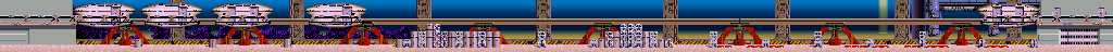Thumbnail for a map of Round 3 for the Arcade game Rolling Thunder 2.