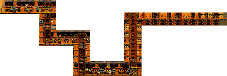 Thumbnail for a map of Round 7 for the Arcade game Rolling Thunder 2.