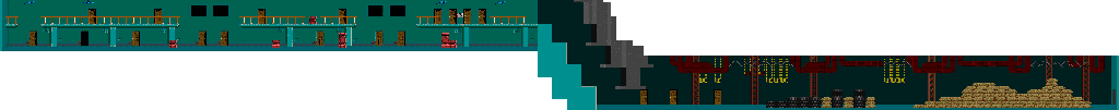 Thumbnail for a map of Area 1 for the Arcade game Rolling Thunder.