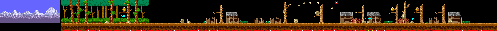 Thumbnail for a map of Round 13 for the Arcade game Rygar: Legendary Warrior.