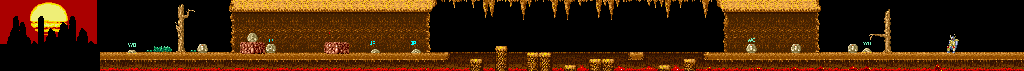 Thumbnail for a map of Round 20 for the Arcade game Rygar: Legendary Warrior.