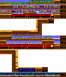 Thumbnail for a map of Rounds 1-10 (Unmarked) for the Arcade game Rygar: Legendary Warrior.