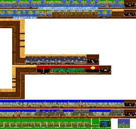 Thumbnail for a map of Rounds 21-27 (Unmarked) for the Arcade game Rygar: Legendary Warrior.