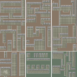 Thumbnail for a map of Floors 010-018 for the Arcade game Shackled.