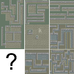 Thumbnail for a map of Floors 028-036 for the Arcade game Shackled.