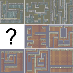 Thumbnail for a map of Floors 046-054 for the Arcade game Shackled.