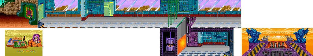 Thumbnail for a map of Last Stage for the Arcade game Silent Dragon.