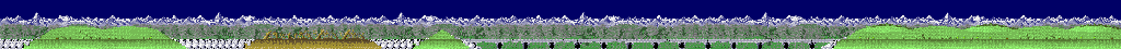 Thumbnail for a map of Stage 1 for the Arcade game Silkworm.