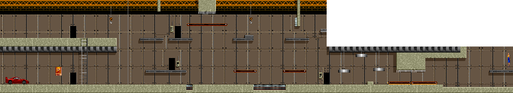 Thumbnail for a map of Stage 5 for the Arcade game Sly Spy.