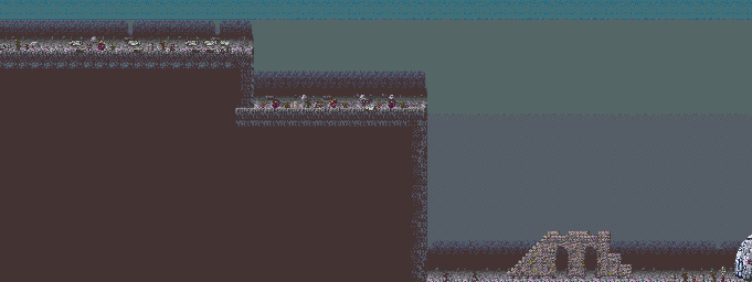Thumbnail for a map of Kworal Soa for the Arcade game Solar-Warrior.