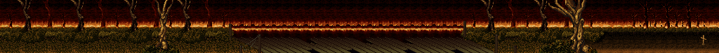 Thumbnail for a map of Stage 7 for the Arcade game Splatterhouse.