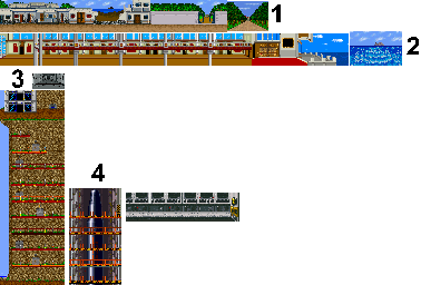 Thumbnail for a map of Map for the Arcade game S.P.Y.: Special Project Y..