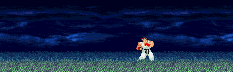 Thumbnail for a map of Australia (Ryu) for the Arcade game Street Fighter Alpha 2.