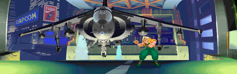 Thumbnail for a map of U.S.A. (Charlie) for the Arcade game Street Fighter Alpha 2.
