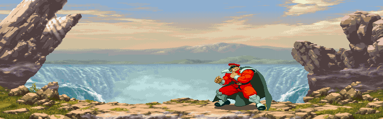 Thumbnail for a map of Venezuela (M. Bison) for the Arcade game Street Fighter Alpha 2.