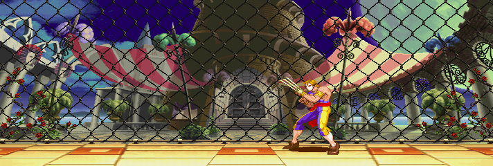 Thumbnail for a map of Spain (Vega) for the Arcade game Street Fighter Alpha 3.