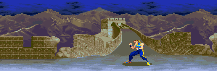 Thumbnail for a map of China (Chun-Li) for the Arcade game Street Fighter Alpha: Warriors' Dreams.