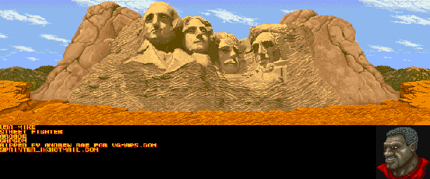 Thumbnail for a map of USA Mike for the Arcade game Street Fighter.