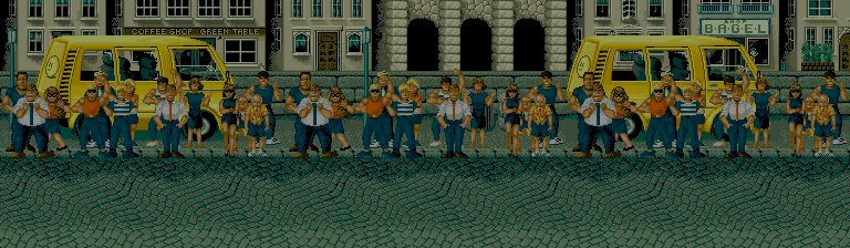 Thumbnail for a map of Fight 5 for the Arcade game Street Smart.