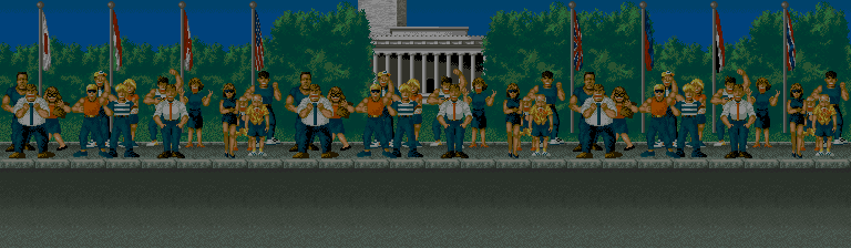 Thumbnail for a map of Fight 8 for the Arcade game Street Smart.