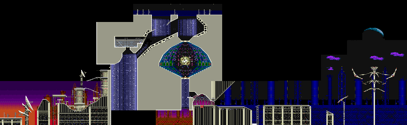 Thumbnail for a map of Stage 5 for the Arcade game Strider.