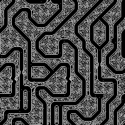 Thumbnail for a map of Map for the Arcade game Super Bug.