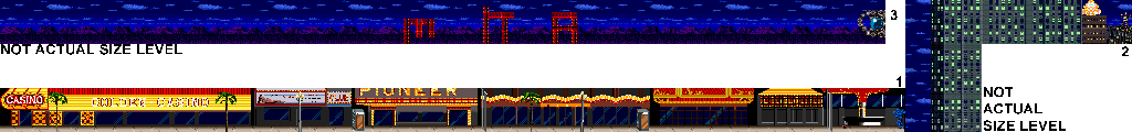 Thumbnail for a map of Round 3 for the Arcade game Superman.