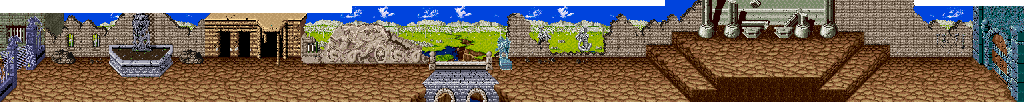 Thumbnail for a map of Round I for the Arcade game Tecmo Knight.