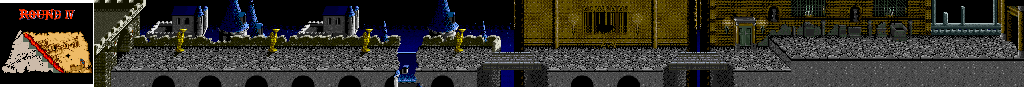 Thumbnail for a map of Round IV for the Arcade game Tecmo Knight.