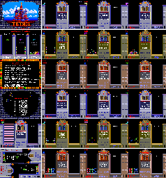 Thumbnail for a map of Rounds (Animated) for the Arcade game Tetris.