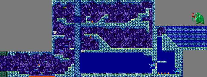 Thumbnail for a map of 4: Ice Palace for the Arcade game Toki.