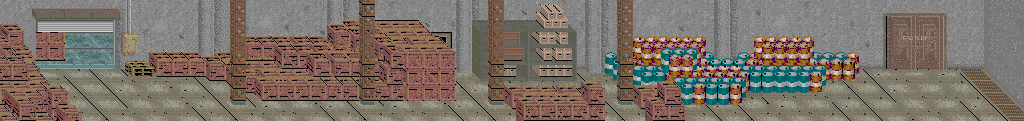 Thumbnail for a map of Stage 2 for the Arcade game Tough Turf.