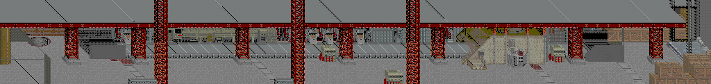 Thumbnail for a map of Stage 4 for the Arcade game Tough Turf.