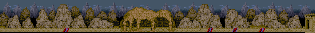 Thumbnail for a map of Stage 2 for the Arcade game Trojan.