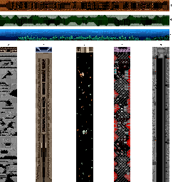 Thumbnail for a map of Stages for the Arcade game Turtle Ship.