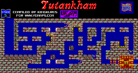 Thumbnail for a map of Stage 05 for the Arcade game Tutankham.