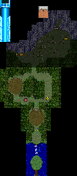 Thumbnail for a map of Stage 5: Faraway Village for the Arcade game Valkyrie no Densetsu.