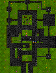 Thumbnail for a map of Stage 8: Earth's Interior for the Arcade game Valkyrie no Densetsu.