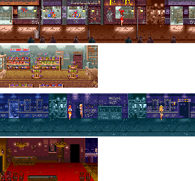 Thumbnail for a map of Stage 3 for the Arcade game Vendetta.