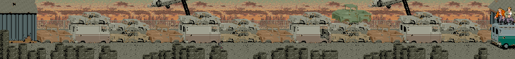 Thumbnail for a map of Stage 2 for the Arcade game Vigilante.